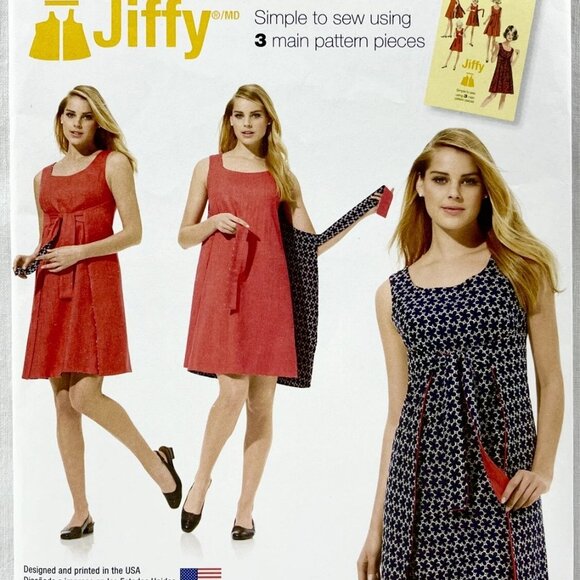 Simplicity 1356 Women's Jiffy Reversible Wrap Dress (14-22) - Picture 1 of 2